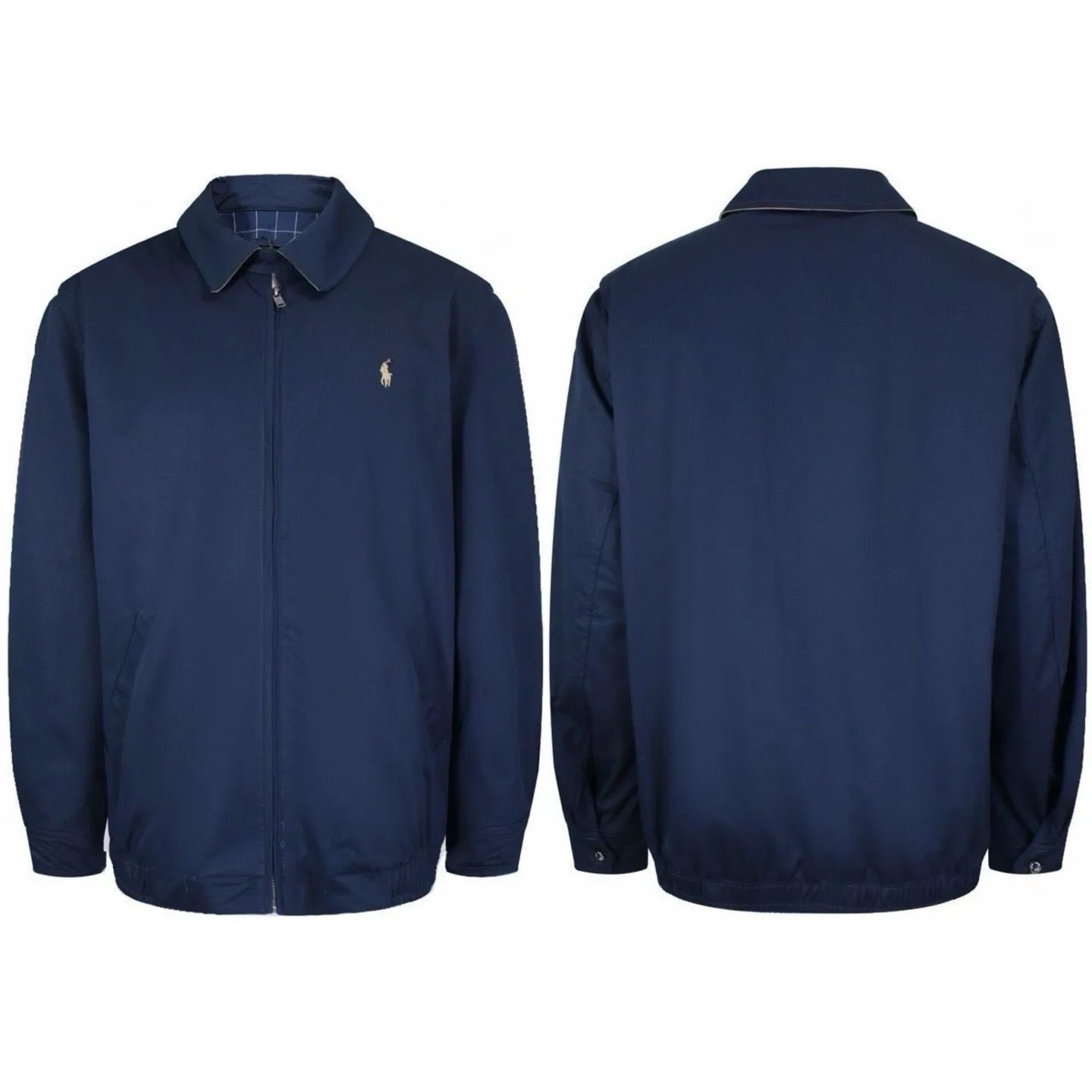 P306 💰Ralph Lauren/Ralph Lauren American vintage classic lapel old cadre retro jacket. Classic design. Timeless classic. The cotton fabric is thick and wide, showing a sense of vintage. The collar and cuffs are decorated with colorful plaid. It looks good on both men and women. Wear it as comfortable as you want. It focuses on relaxed retro YYDS. One piece for both men and women. An indispensable piece for autumn and winter. The most popular jacket at the moment. One hundred percent cotton twill is thick and thick, ⚠️correctly spaced red and green plaid lining, imported high-density embroidery. The Harrington jacket has a loose fit, is short and fat, and is super versatile. It is clean-fitting and is suitable for both men and women. Color: Black Size: M-XXL Size Length Bust Sleeve length Shoulder width M 67 110 61 L 68 114 62 XL 70 118 63 2XL 72 122 64